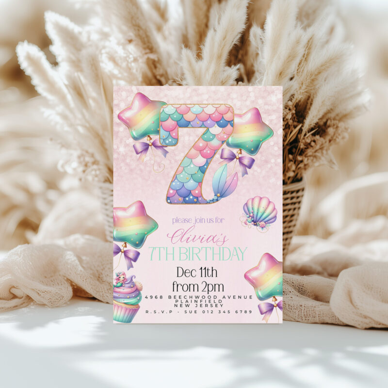 mermaid birthday 7 336