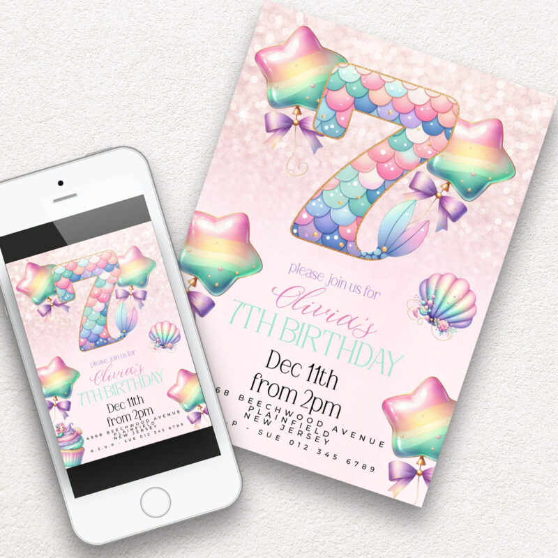mermaid birthday 7 368