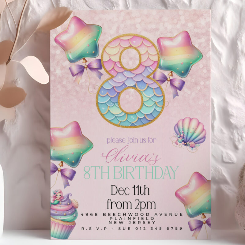 mermaid birthday 8 17
