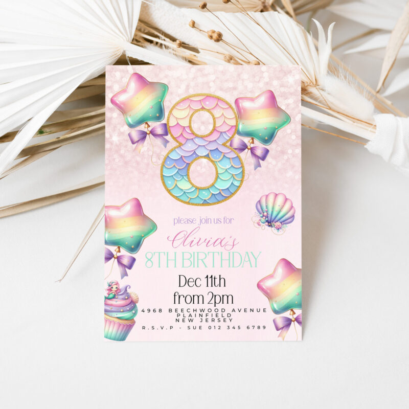 mermaid birthday 8 81