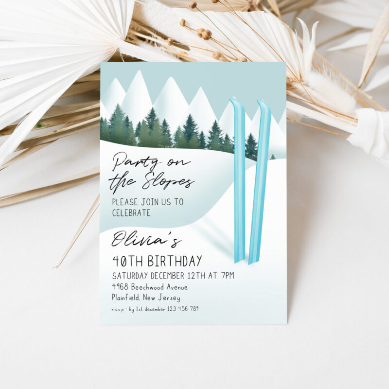 party on the slopes blue 87