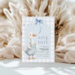 blue silly goose save the date2