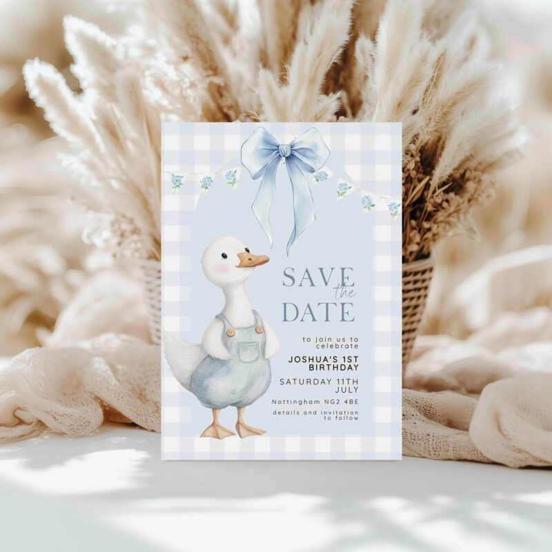 blue silly goose save the date2