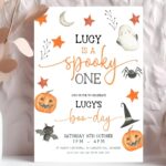 spooky one birthday invite1