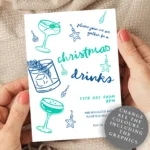 doodle christmas drinks blue 8